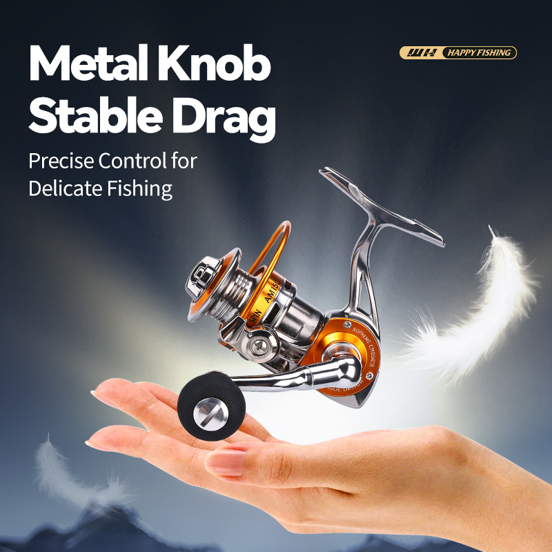 Ice Fishing Reel - WEIHE 150 # Mini metalowy kołowrotek